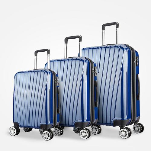 0成交10个新款旅行箱礼品登机拉杆箱铝合金拉杆皮箱abs行李箱商务厂家